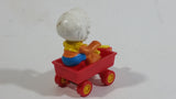 1986 Muppet Babies Animal in a Red Wagon Plastic Toy McDonald's Happy Meal