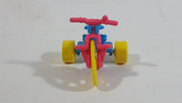 1990 Muppet Babies Baby Miss Piggy's Blue Pink Yellow Tricycle Plastic Toy McDonald's Happy Meal