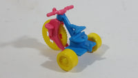 1990 Muppet Babies Baby Miss Piggy's Blue Pink Yellow Tricycle Plastic Toy McDonald's Happy Meal