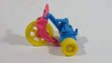 1990 Muppet Babies Baby Miss Piggy's Blue Pink Yellow Tricycle Plastic Toy McDonald's Happy Meal