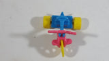 1990 Muppet Babies Baby Miss Piggy's Blue Pink Yellow Tricycle Plastic Toy McDonald's Happy Meal