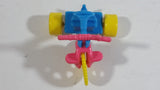 1990 Muppet Babies Baby Miss Piggy's Blue Pink Yellow Tricycle Plastic Toy McDonald's Happy Meal