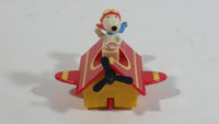 Vintage 1989 Peanuts Gang Pop Mobiles United Features Syndicate Snoopy Flying Ace Doghouse Plastic Toy McDonald's Happy Meals