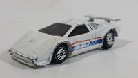 1989 Hot Wheels Lamborghini Countach White Die Cast Toy Exotic Luxury Car Vehicle