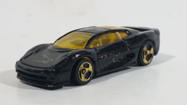 2001 Hot Wheels Company Cars Jaguar XJ220 Black Die Cast Toy Car Vehicle