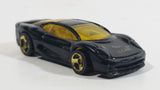 2001 Hot Wheels Company Cars Jaguar XJ220 Black Die Cast Toy Car Vehicle