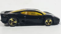 2001 Hot Wheels Company Cars Jaguar XJ220 Black Die Cast Toy Car Vehicle