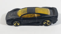 2001 Hot Wheels Company Cars Jaguar XJ220 Black Die Cast Toy Car Vehicle