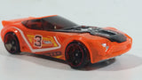 2013 Hot Wheels HW Racing X-Raycers Nerve Hammer Translucent Orange Die Cast Toy Car Vehicle