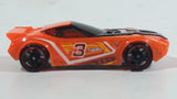 2013 Hot Wheels HW Racing X-Raycers Nerve Hammer Translucent Orange Die Cast Toy Car Vehicle