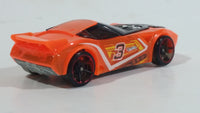 2013 Hot Wheels HW Racing X-Raycers Nerve Hammer Translucent Orange Die Cast Toy Car Vehicle