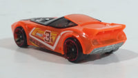 2013 Hot Wheels HW Racing X-Raycers Nerve Hammer Translucent Orange Die Cast Toy Car Vehicle