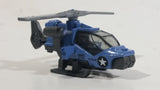 2014 Matchbox Battle Mission Mission Helicopter Blue Die Cast Toy Car Vehicle