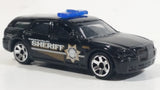 2012 Matchbox Police Dodge Magnum Black Sheriff Die Cast Toy Car Emergency Rescue Vehicle