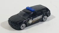 2012 Matchbox Police Dodge Magnum Black Sheriff Die Cast Toy Car Emergency Rescue Vehicle