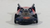 2015 Hot Wheel DC Universe Superman Man of Steel Metalflake Dark Blue Red Die Cast Toy Superhero Car Vehicle