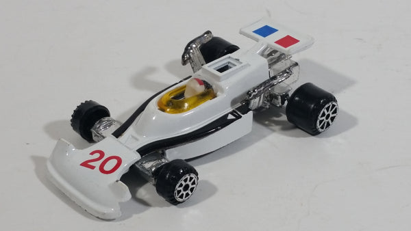 Vintage Summer Formula 1 Grand Prix No. s8014 White #20 Die Cast Toy Race Car Vehicle