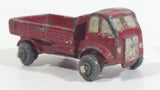 Rare HTF Vintage 1950s Farm Truck Red Tiny Miniature Die Cast Toy Car Vehicle Made in Japan