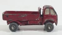 Rare HTF Vintage 1950s Farm Truck Red Tiny Miniature Die Cast Toy Car Vehicle Made in Japan