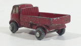 Rare HTF Vintage 1950s Farm Truck Red Tiny Miniature Die Cast Toy Car Vehicle Made in Japan