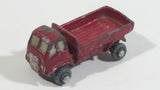 Rare HTF Vintage 1950s Farm Truck Red Tiny Miniature Die Cast Toy Car Vehicle Made in Japan