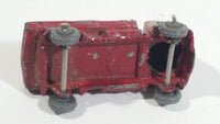 Rare HTF Vintage 1950s Farm Truck Red Tiny Miniature Die Cast Toy Car Vehicle Made in Japan