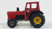 Majorette Tracteur Tractor No. 208 Red and Black Die Cast Toy Farm Machinery Vehicle
