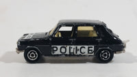 Majorette No. 234 Simca 1100 TI Black Police Die Cast Toy Car Cop Emergency Rescue Vehicle