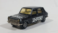 Majorette No. 234 Simca 1100 TI Black Police Die Cast Toy Car Cop Emergency Rescue Vehicle