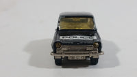 Majorette No. 234 Simca 1100 TI Black Police Die Cast Toy Car Cop Emergency Rescue Vehicle