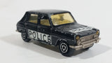 Majorette No. 234 Simca 1100 TI Black Police Die Cast Toy Car Cop Emergency Rescue Vehicle