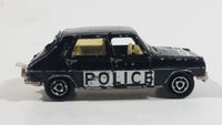 Majorette No. 234 Simca 1100 TI Black Police Die Cast Toy Car Cop Emergency Rescue Vehicle