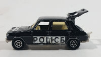 Majorette No. 234 Simca 1100 TI Black Police Die Cast Toy Car Cop Emergency Rescue Vehicle