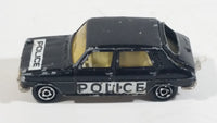 Majorette No. 234 Simca 1100 TI Black Police Die Cast Toy Car Cop Emergency Rescue Vehicle