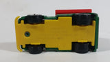 Vintage 1966 Aviva No. C24 Snoopy in Green Truck with Plastic White and Red Dog House Die Cast Toy Car Vehicle