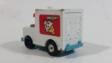 Vintage 1972 Hasbro Aviva Snoopy Handfuls No. C19 Woodstock in White Snoopy Ice Cream Truck Die Cast Toy Car Vehicle