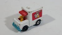 Vintage 1972 Hasbro Aviva Snoopy Handfuls No. C19 Woodstock in White Snoopy Ice Cream Truck Die Cast Toy Car Vehicle