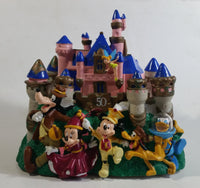Disney 50th Anniversary Magic Kingdom Light Up Musical Pink Castle Coin Bank Plays 1945 Zip A Dee Doo Dah