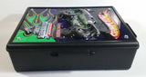 2014 Hot Wheels Monster Jam Grave Digger 15 Monster Trucks Carrying Case Black Plastic Container