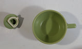 2003 Chantal Foam Soft Green Combination Teapot Tea Cup Ceramic Collectible