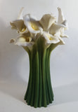 Ibis & Orchid Design #301 Calla Lily 13 1/2" Tall Porcelain Flower Vase