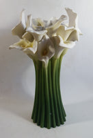 Ibis & Orchid Design #301 Calla Lily 13 1/2" Tall Porcelain Flower Vase