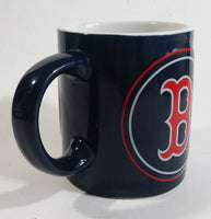 2011-12 MLB Boston Red Sox Baseball Team Raised Relief Embossed Logo Dark Blue Ceramic Coffee Mug Cup