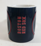 2011-12 MLB Boston Red Sox Baseball Team Raised Relief Embossed Logo Dark Blue Ceramic Coffee Mug Cup