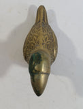 Vintage Brass Bird Decorative Sculpture Made in Korea