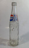 Vintage 1970s Glass Pepsi Bottle 10.6 oz fl 300mL English & French