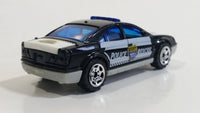 2003 Matchbox Special Edition Police Car Sheriff 102 Black and White Die Cast Toy Car Rescue Emergency Vehicle