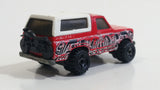 1998 Hot Wheels Ford Bronco Red Die Cast Toy Car SUV Vehicle