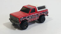 1998 Hot Wheels Ford Bronco Red Die Cast Toy Car SUV Vehicle