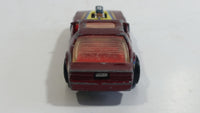 1989 Hot Wheels 74 Blown Camaro Metallic Dark Red Die Cast Toy Car Vehicle UH